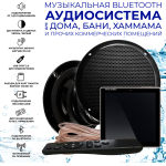 Акустическая система для сауны и хамама SENSOR Black VISATON 2