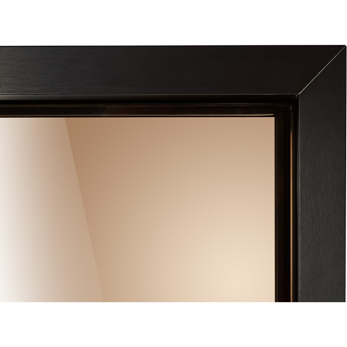 Дверь стеклянная для сауны Grandis GS 7x19, (Diamond Black) — графит, черный профиль — изображение 3