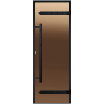 Дверь для турецкой бани HARVIA Legend ALU 800x1900 бронза  DA81901L