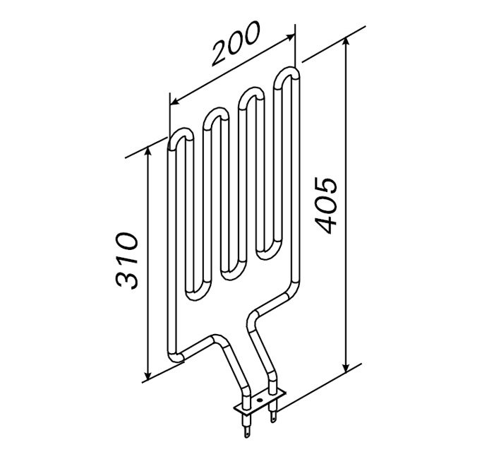 tttt ZSN-160 ТЭН 1,8 KW (D3,6E; D3,6; D36EE; D2EE) — изображение 1