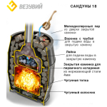 ЧУГУННАЯ ПЕЧЬ ЛЕГЕНДА РУССКИЙ ПАР 18 (270) — изображение 2